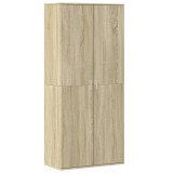 Cumpara ieftin Pantofar, stejar Sonoma, 80 x 39 x 178 cm, PAL
