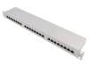 Conector RJ45 patch panel Cat 6 rack gri 24 porturi LOGILINK