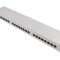 Conector RJ45 patch panel Cat 6 rack gri 24 porturi LOGILINK