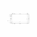 Radiator racire Trabant 10.1988-12.1992 Motor 1, 1 30kw, Wartburg Wartburg 353/353w 10.1988-03.1991 Motor 1, 3 43kw Benzina, cutie Manuala, dimensiun