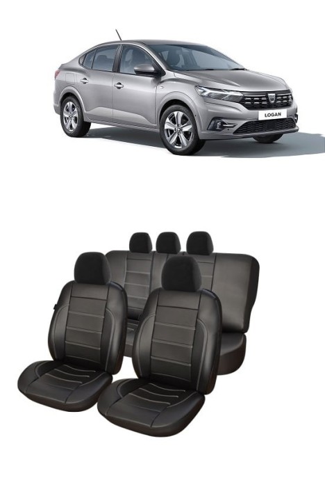 Set huse piele perforata compatibile Dacia Logan III (2020-2023)