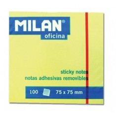 Bloc notes adeziv galben office - 125x75