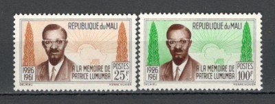 Mali.1962 1 an moarte P.Lumumba-presedinte DM.11 foto