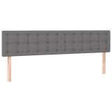 Cumpara ieftin Tablii de pat, gri inchis, 160x5x78/88 cm, textil