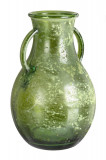 Vaza Arleen, Bizzotto, &Oslash;20x32 cm, sticla reciclata, verde inchis