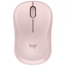 Mouse silentios wireless cu Bluetooth Logitech M240, roz - RESIGILAT