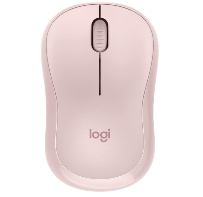 Mouse silentios wireless cu Bluetooth Logitech M240, roz - RESIGILAT