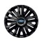 Set 4 capace roti Negre Cu Inel Cromat Royal R16 pentru gama auto Ford