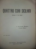 Quattro cori siciliani- P. Bernardo Modaro