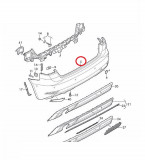 Bara spate Audi A3 (8v), 05.2016-01.2018, Model 3 Usi, cu gauri pentru Senzori de parcare (PDC), Aftermarket, Rapid