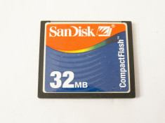 Card memorie Compact Flash CF 32 MB SanDisk foto