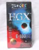 Caseta video VHS SK Chrome Mastertape HGX E-180 - sigilata, Altul