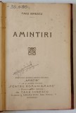 AMINTIRI de TAKE IONESCU