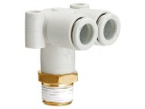 Racord Push-In 90&deg; Filetat 1-10 bar 5-60&deg;C