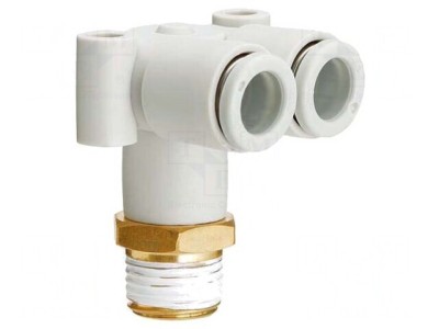 Racord Push-In 90&amp;deg; Filetat 1-10 bar 5-60&amp;deg;C foto