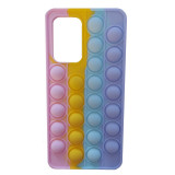Husa pentru APPLE iPhone 11 Pro Max - TPU Pop-It (Multicolor Roz)
