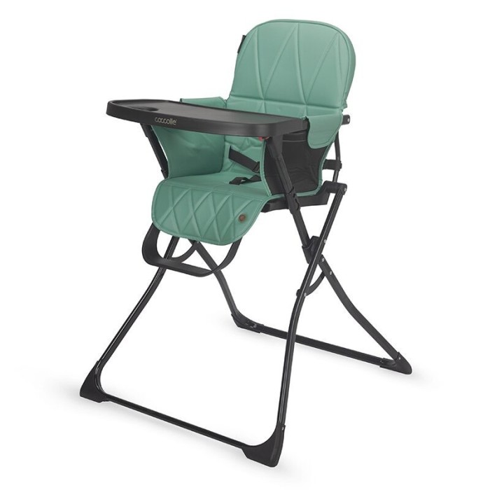 Scaun de luat masa Coccolle Miso Emerald green,