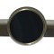 Ornament grila radiator Alfa Romeo 147 (937), 10.2004-2006, Cromat, Cu Locas Pentru Emblema, 0156058943; 156058943