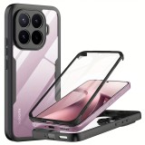 Husa Asteroid GSM 360 pentru Xiaomi 17T, Policarbonat TPU, Black, cu Folie Protectie Ecran