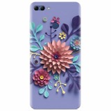 Husa silicon pentru Huawei Y9 2018, Flower Artwork