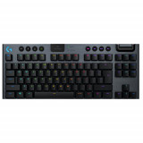 Cumpara ieftin Tastatura Gaming Mecanica Logitech G915 TKL LIGHTSPEED Wireless GL Liniar, USB/Bluetooth, iluminare RGB (Negru)