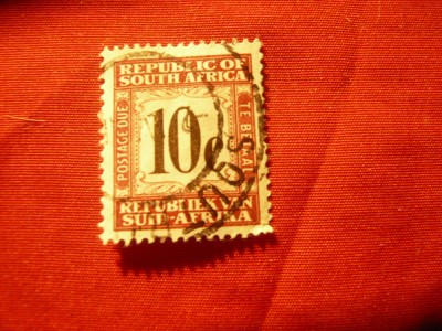 Timbru Africa de Sud 1961 - Porto , 10C ,stampilat foto