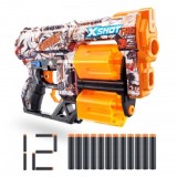 Arma de jucarie X&minus;Shot Skins Dread, Sonic, Retro, 12 cartuse