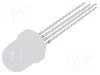 Dioda LED, 8mm, RGB, {{Luminozitate}}, 20mA, 1,8...2,6/2,9...3,6/2,9...3,6V, OPTOSUPPLY - OSTAMC8132A