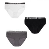 Set Chilotei Copii, 3 Bucăți, Bumbac Ribbed, Multicolor, Elastic &Ccedil;&times;Forever Awesome&Ccedil;Ł, Oem