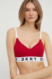 Cumpara ieftin Dkny sutien culoarea bordo, neted