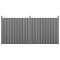 [neu.holz]&reg; Gard Jupiter 2 panouri, 185 x 376 cm, WPC, gri HausGarden Leisure