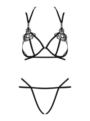 Set Lenjerie Fantezie Sexy Badossa, Negru,&amp;nbsp; S/M foto