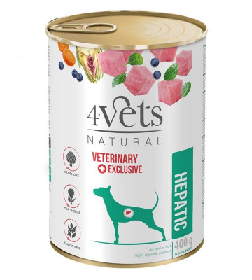 4Vets Natural Veterinary Exclusive HEPATIC 400 g foto