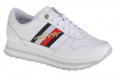 Pantofi pentru adida?i Tommy Hilfiger Signature Runner Sneaker FW0FW05218-YBR alb foto