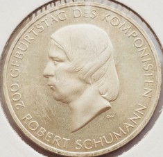 162 Germania 10 Euro 2010 Robert Schumann km 288 argint foto
