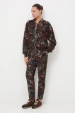 Medicine pantaloni de trening culoarea negru, modelator