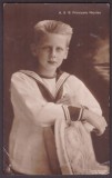 1111 - Prince NICOLAE, Cercetas marinar, Boy Scout, Regale, Royalty, Romania - old postcard - used - 1910