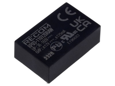Convertor DC/DC 3W 36-160V la 12V foto