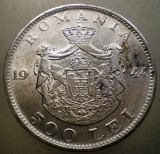 R.222 ROMANIA WWII MIHAI I 500 LEI 1944 ARGINT