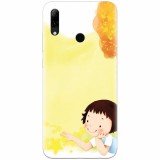 Husa silicon pentru Huawei P Smart 2019, Child Autumn Paint Hd