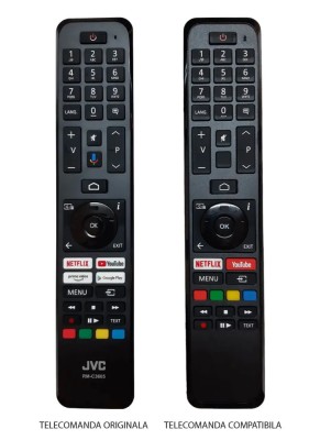 Telecomanda inlocuitoare compatibila TV JVC Horizon RM-C3605 cod ER 1433-N /MFY 1432 (376-1) foto