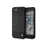 Husa Piele BMW pentru Apple iPhone 7 / Apple iPhone 8, Neagra BMHCI8LLSB