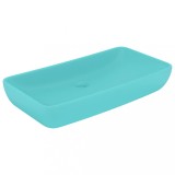Cumpara ieftin Chiuveta dreptunghiulara lux verde deschis 71x38 cm ceramica