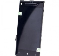 LCD HTC Windows Phone 8X, Complet, Graphite Black