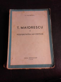 Titu Maiorescu si posteritatea lui critica - E. Lovinescu