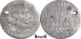 1592, Trojak / 3 Grosze - Sigismund al III-lea Vasa - Regatul Poloniei, Europa, Argint