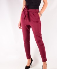Pantaloni Only, grena, XS foto