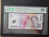 PMG 68 Bancnota gradata 50000 50.000 lei 2001