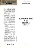 TSV - PLIANT DE PREZENTARE, OLIMPIADA DE IARNA DE LA GRENOBLE, 1967 LP 657
