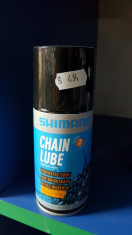 Ulei Lant &amp;amp; Cabluri Aerosol Bicicleta Shimano 125ml LBCL1A0125SC foto